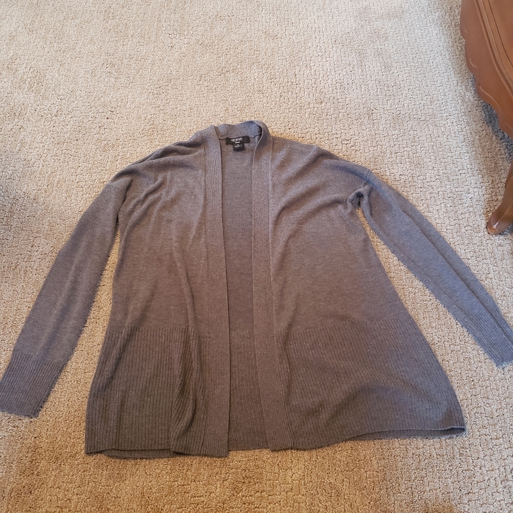 Verve Ami Grey Cardigan - Picture 2 of 5